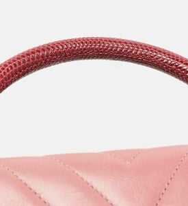 Chanel Chanel Chevron Leather Small Coco Top Handle Bag Preowned, Packshot View Chanel Chanel Chevron Leather Small Coco Top Handle Bag Preowned, Packshot View