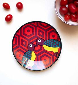 طقم أطباق طيور الجنة 4 قطع L