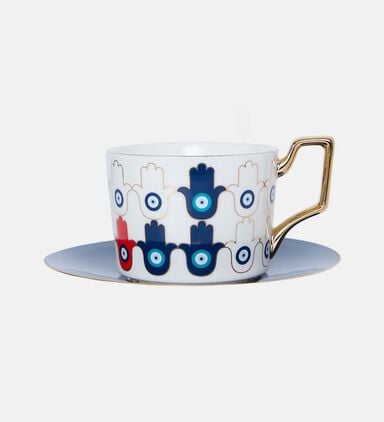 Eye Coffee Cup Tray Ceramic Set