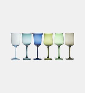 طقم أكواب متنوع الأشكال 6 قطع