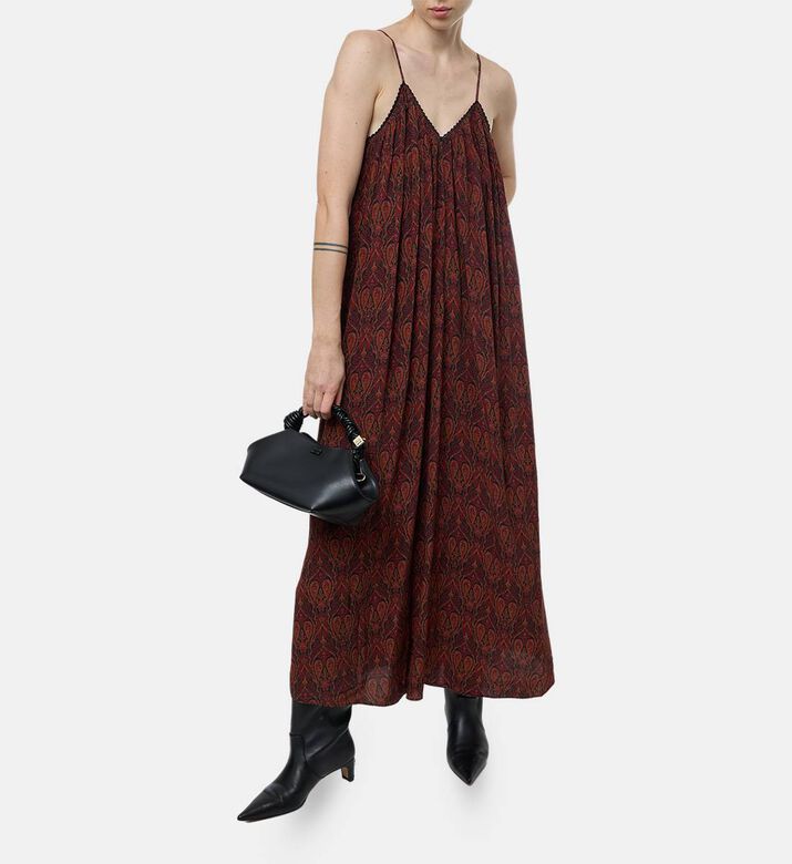 Zadig et Voltaire All-over Print V-neck Sleeveless Dress, Model View