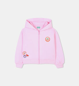 Cotton Zip-closure Sweatshirt