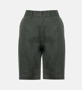 Linen Bermuda Relaxed-fit Shorts