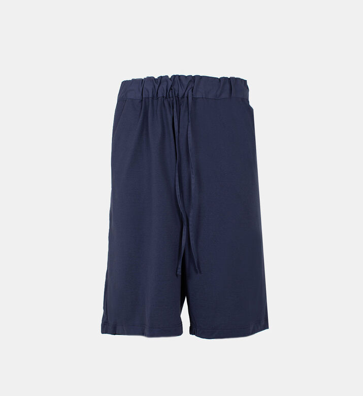 Elasticated Waist Straight-leg Shorts