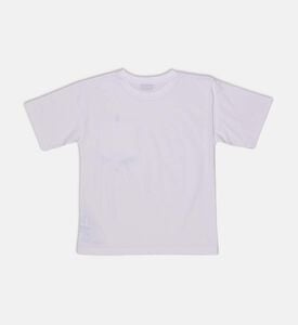 Cotton Pen-print Crewneck T-shirt Cotton Pen-print Crewneck T-shirt