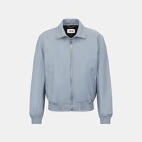 Leather Zip Fastening Jacket