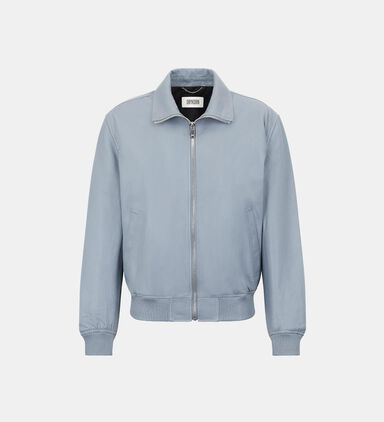 Leather Zip Fastening Jacket