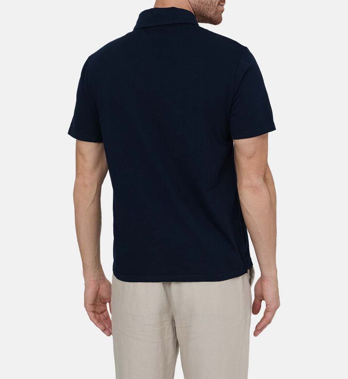 قميص بولو غير رسمي بأكمام قصيرة