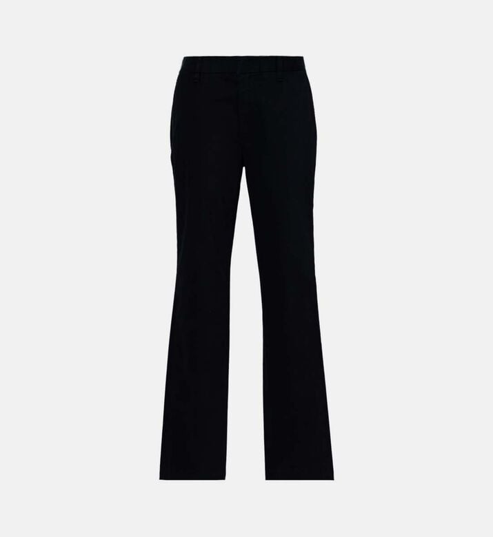Cotton Slim-fit Stretch Pants