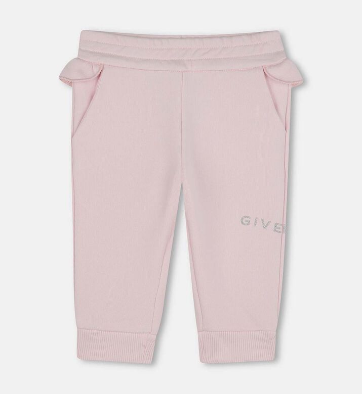 Glitter Print Fleece Jogging Bottoms