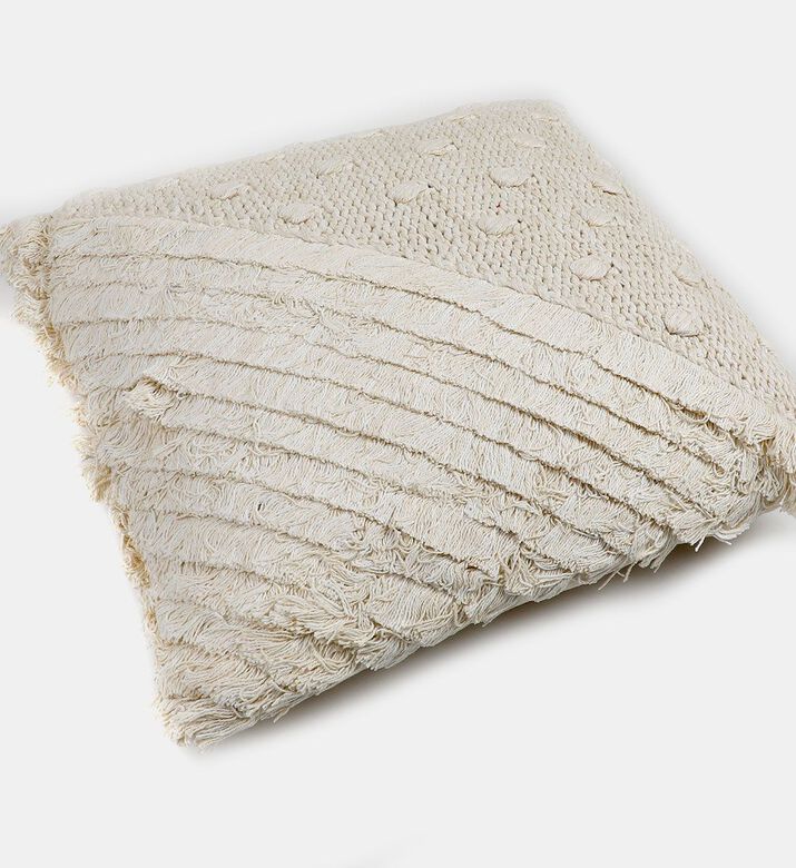 Home Deco and More Nofim Cotton Square Cushion, Packshot View