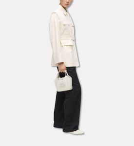 Karl Lagerfeld Bag Mini Tote, Off-white, Model View