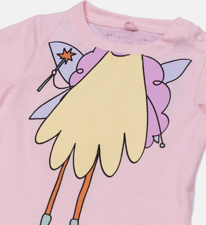 Cotton Fairy Tale-inspired Print T-shirt