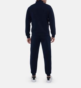 طقم طويل الأكمام بسحاب إغلاق