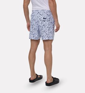 Hackett London Island Abstract-print Drawstring Closure Shorts, Model View