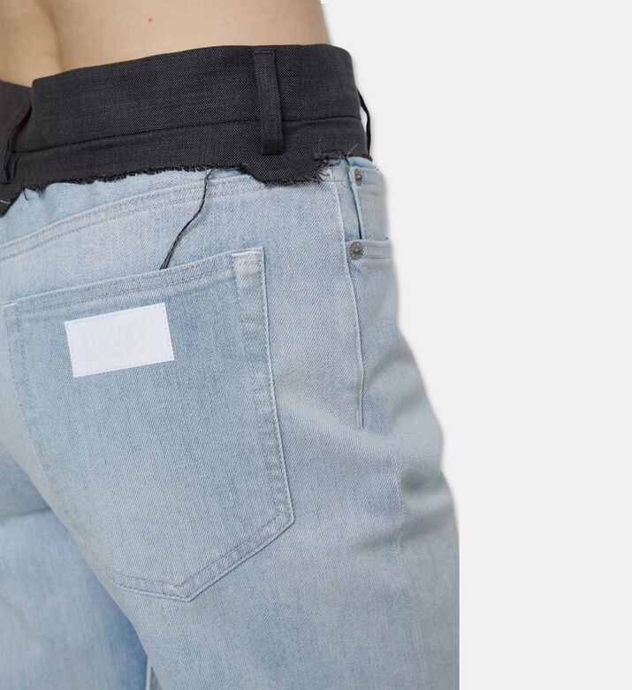 MM6 Button Closure Regular-fit Pants, Model View