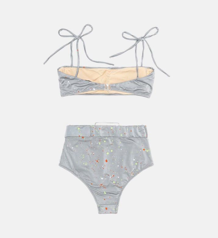 بيكيني بطبعات سبلاش مكون من قطعتين