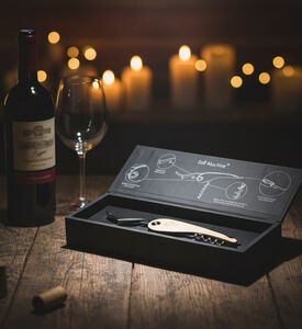 Atelier du Vin Soft Machine Brass Corkskrew, Packshot View