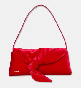 Rotate Velvet Knot-detail Handbag, Packshot View