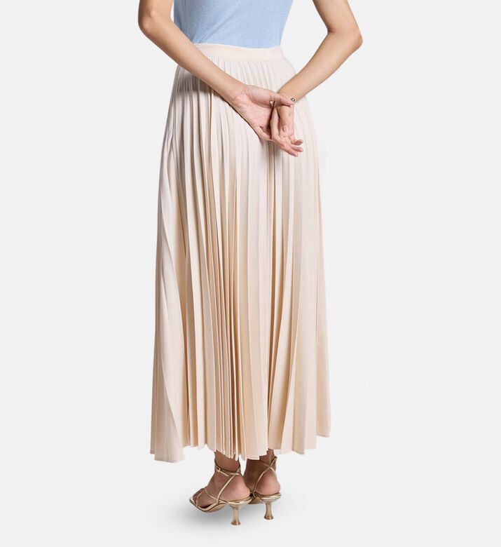 Carter and White Alina Pleated Long Skirt, Model View