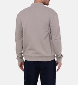 سويت شيرت بسحاب بمزيج قطن