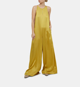 Satin Halter Neck Jumpsuit Satin Halter Neck Jumpsuit