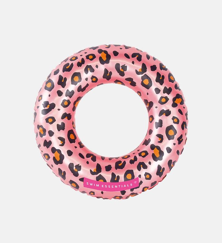 Pink Leopard Print Swim Ring