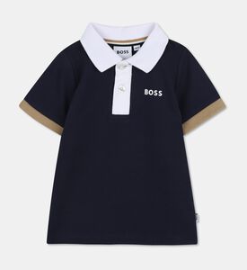 Boss Stretch Piqu&eacute; Polo Shirt, Navy, 18m, Packshot View