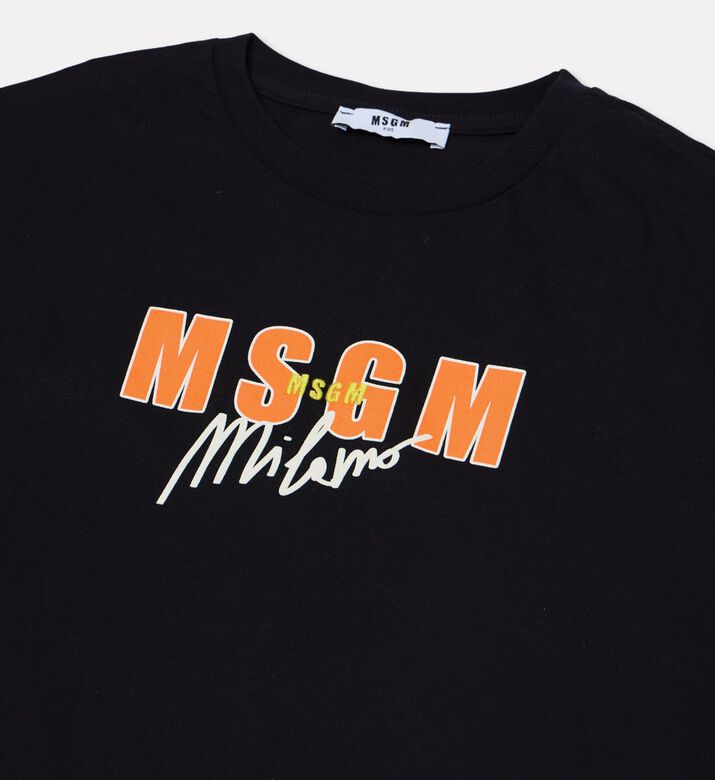 MSGM Cotton Front Logo T-shirt, Packshot View