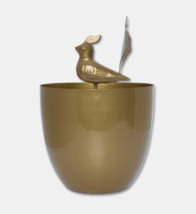 Noorena Amen Flower Pot, Gold, Packshot View