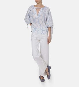 Samatera Printed Loose-fit Blouse