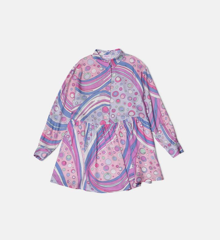 Bubble Print Shirt Dress