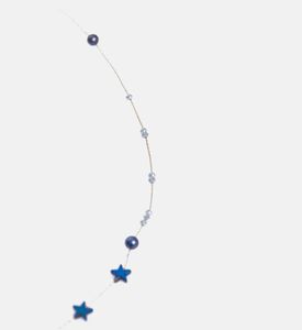 قلادة طويلة ذهب عيار 18 قيراط بنجمة دروزي