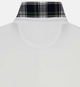 قميص بولو قطني مطرز من التراث