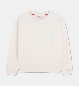 Hugo Logo-print Crewneck Long-sleeve Sweatshirt, Packshot View