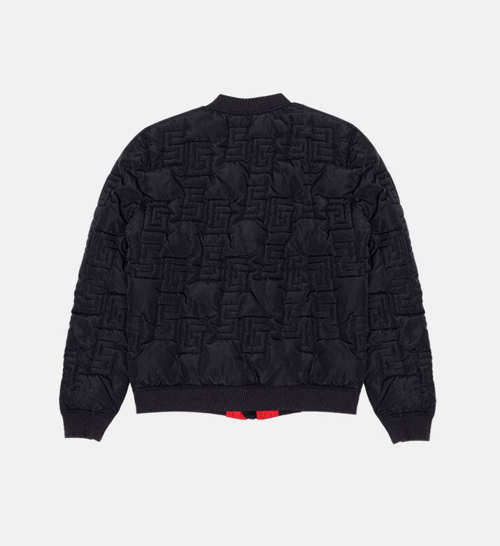 جاكيت بومبر بنقشة مزخرفة