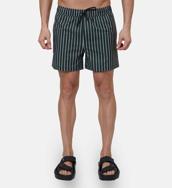 Striped Drawstring Shorts