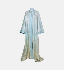 Zinobia Bricade Kimono Sleeve Long Cape
