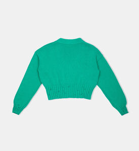 Junior Girl Distressed Cardigan