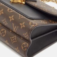 Louis Vuitton Black Monogram Canvas Victoire Bag Preowned