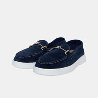 Wave Biscuit-colored Suede Loafer