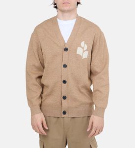 كارديغان مطرز وبأزرار على الصدر