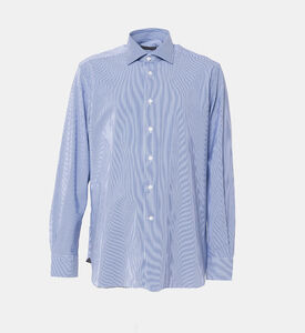 قميص بوبلين قطني مخطط