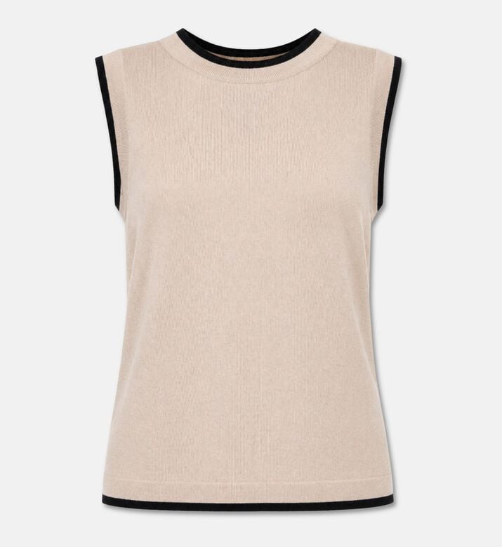 Luisa Spagnoli Macinapepe Crewneck Sleeveless Top, Packshot View