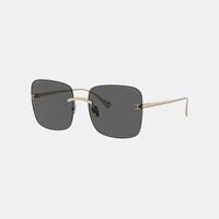 Rimless Square-shape Sunglasses 56