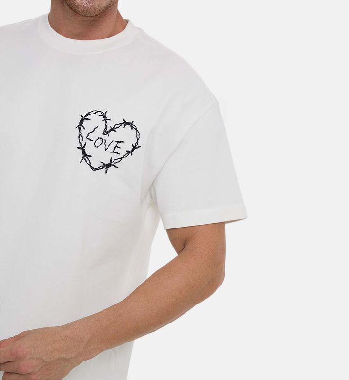 Zadig et Voltaire Heart-print Short-sleeve T-shirt, Model View