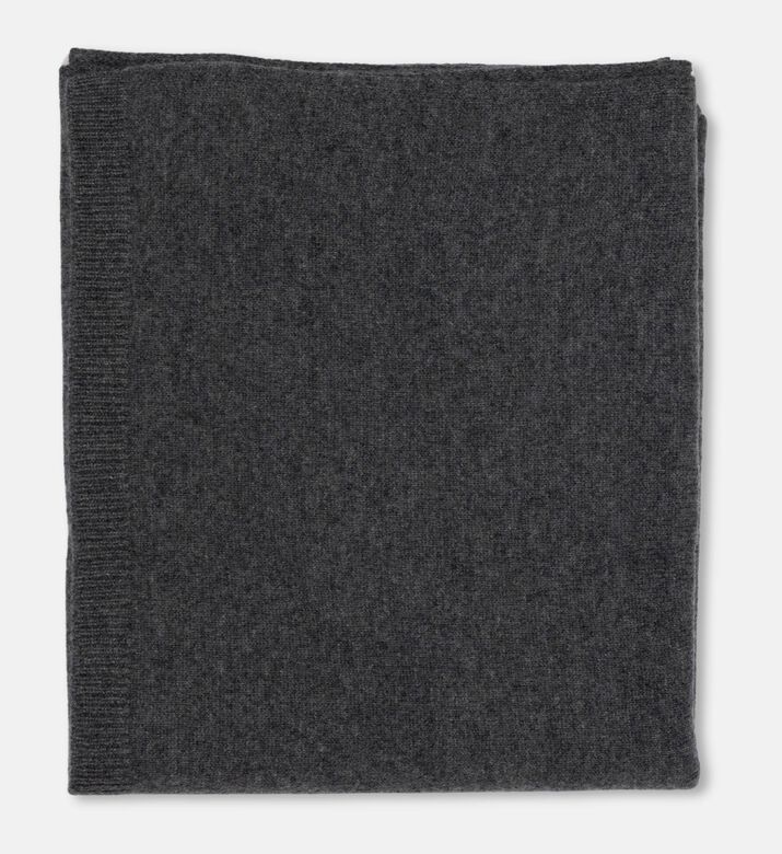 Galeries Lafayette Knit Regular-fit Scarf, Dark-grey, Packshot View