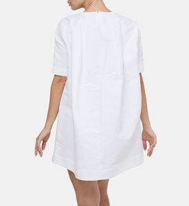 Cotton Crewneck T-shirt Dress