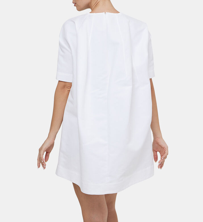 Cotton Crewneck T-shirt Dress
