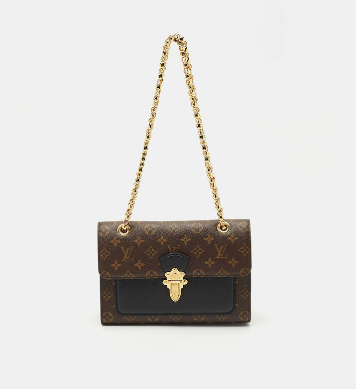 Louis Vuitton Louis Vuitton Black Monogram Canvas Victoire Bag Preowned, Packshot View Louis Vuitton Louis Vuitton Black Monogram Canvas Victoire Bag Preowned, Packshot View